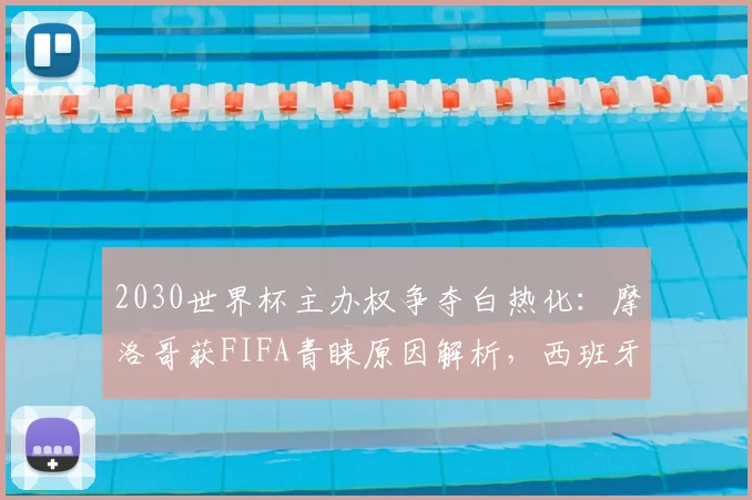 2030世界杯主办权争夺白热化:摩洛哥获FIFA青睐原因解析,西班牙联合申办前景分析